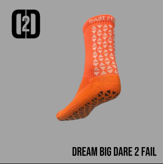 mid calf compression grip socks