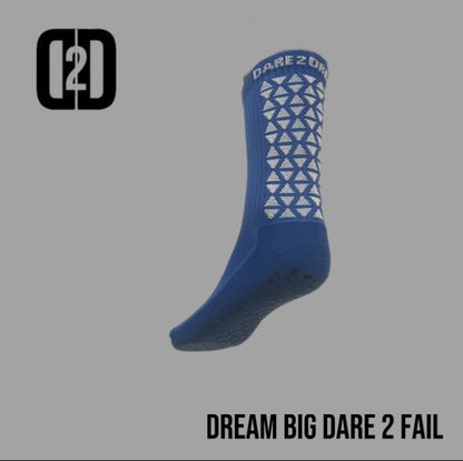 mid calf compression grip socks