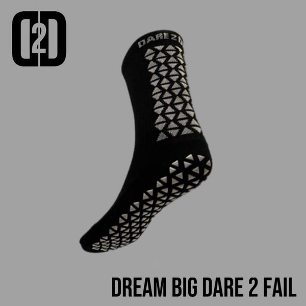 mid calf compression grip socks